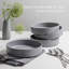 over&back Stackable Semi Hand-Finished Stoneware Dinner Bowls, Set of 4-99279683