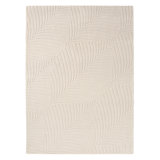Folia Wool Area Rug in Cream
