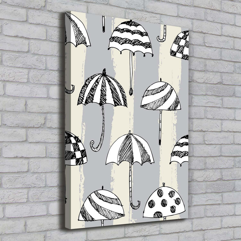 Umbrellas - Wrapped Canvas Print