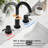 Widespread Bathroom Faucet 3 Hole, 2-handle 8 Inch Bathroom Sink Faucet with Drain Assembly-115313434