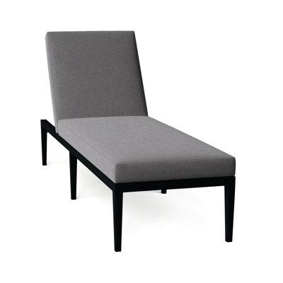 Elegante Wrought Aluminum Outdoor Chaise Lounge