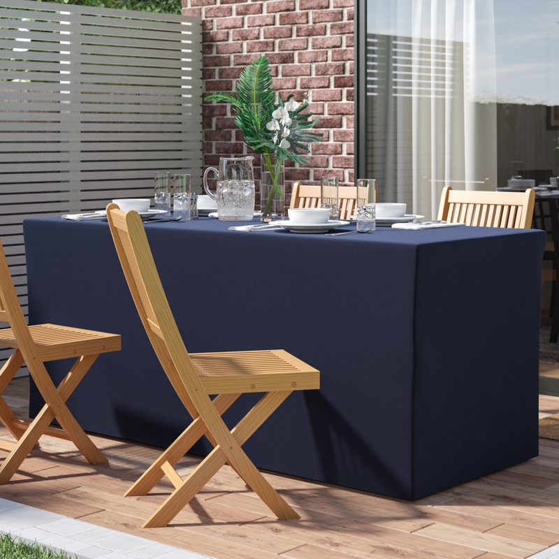 Tablecloth, Navy, 48" x 24" x 30"
