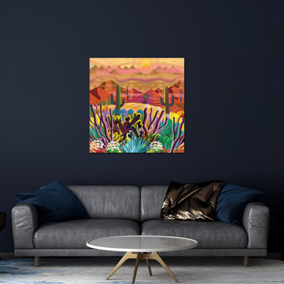 Imprimé paradisiaque sur verre acrylique