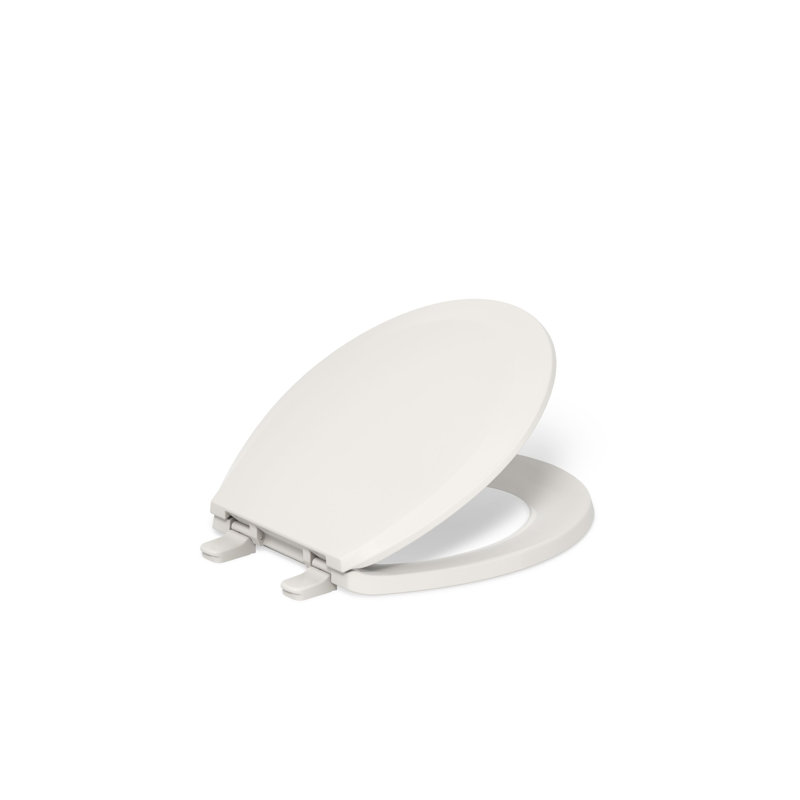 Lustra with Quick-Release Hinges Toilet Seat, Innocent Blush, Round