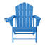 Chaise Adirondack d'extérieur en poly avec table d'appoint et repose-pieds-461932153