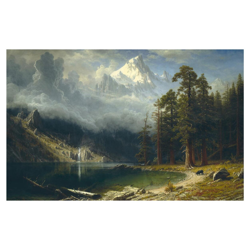 «Mount Corcoran» par Albert Bierstadt, Albert Bierstadt - Estampe numérique, H 32 po x l 40 po