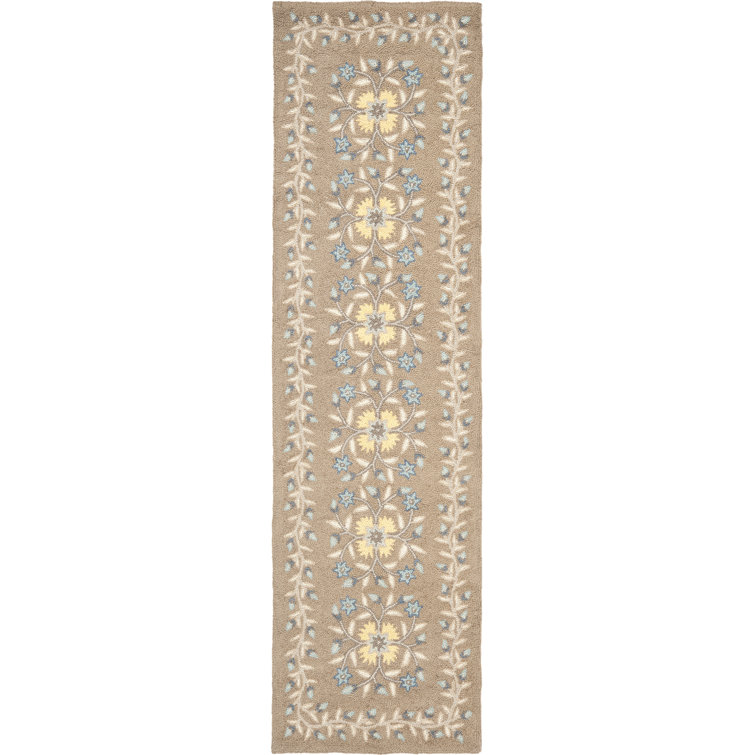Folklore Martha Stewart Hand Tufted Wool Pile Floral Rug
