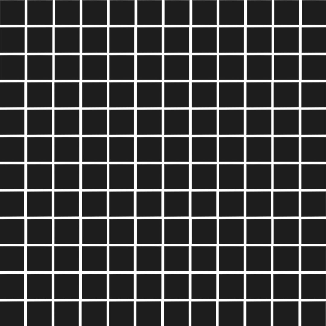 Matte 1x1 Squares 12x12 Mosaic (Set of 20) Roca Tiles 