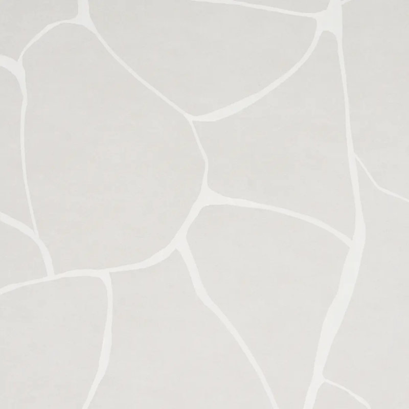 Schumacher x Porter Teleo Filigree Wallpaper, Stone