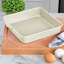 Martha Stewart Everyday Color Bake 9 Inch Carbon Steel Square Cake Pan in Linen