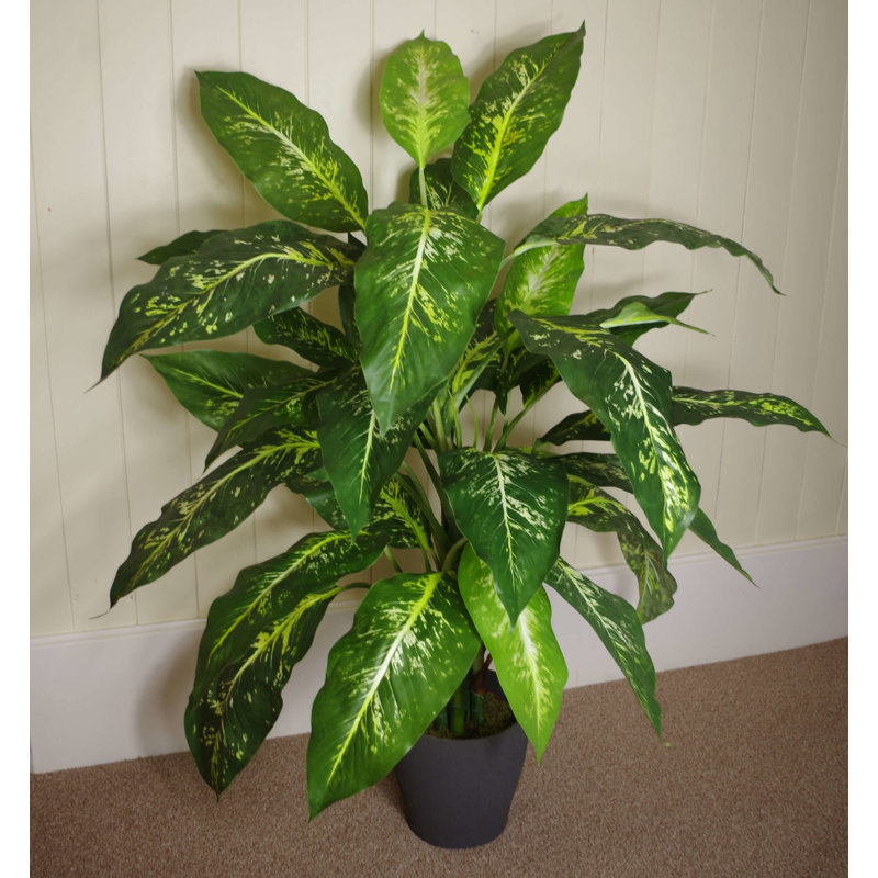 100cm Faux Tree in Metal Planter, Copper