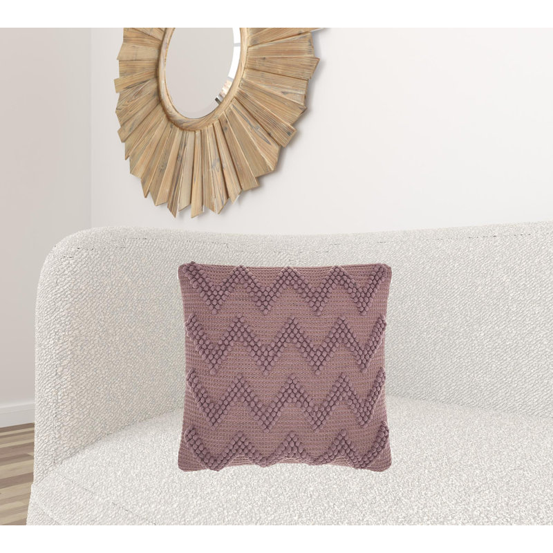 Coussin Boho, Mauve pâle