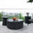 ROME Round Concrete Coffee Table 86 x 86 x 41 cm-93539424