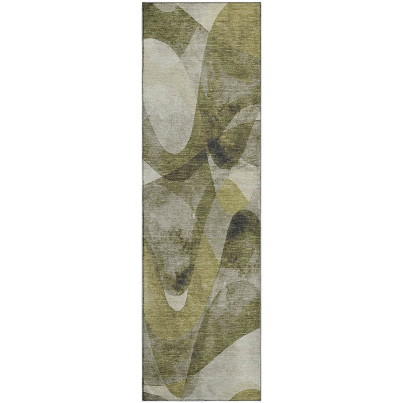 Tapis Mahenoor avec envers antidérapant, Tapis de couloir 2 pi 3 po x 7 pi 6 po