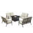 Dezree 8 - Person Patio Conversation Set with Cushions
