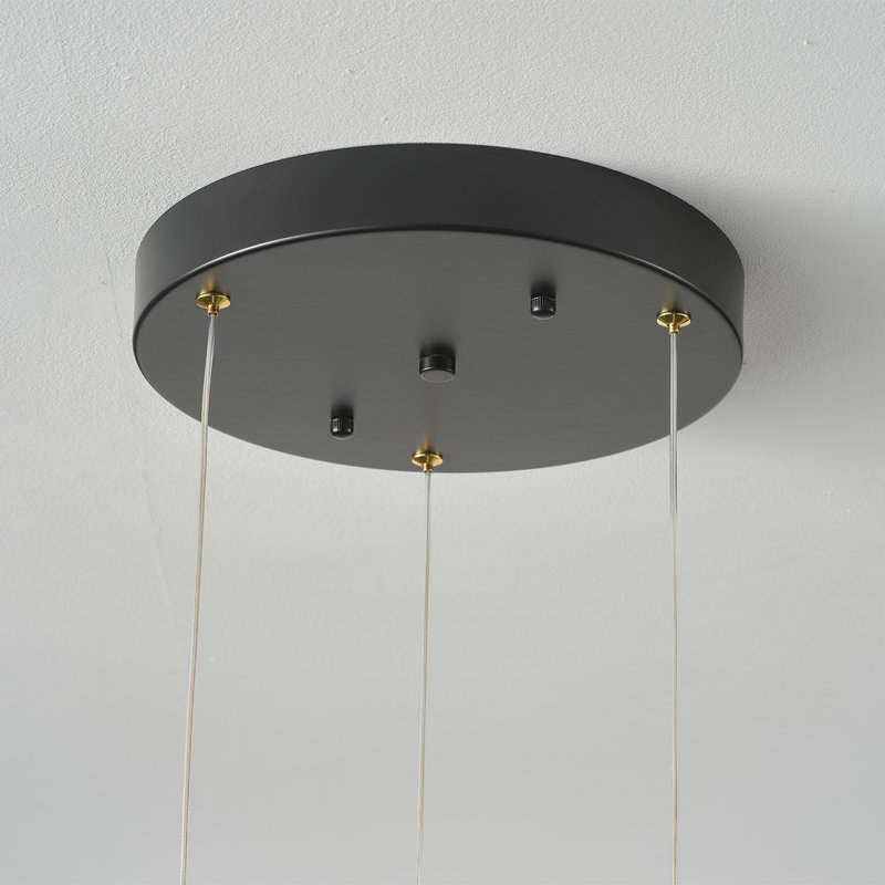 Luminaire suspendu cylindrique à 3 lumières Parthenon