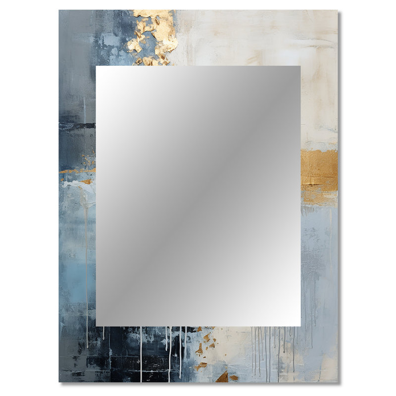 Fairlough - Beige Modern Wall Mirror, 40 po x 30 po