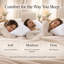 Oreillers en duvet d'oie blanche hongrois Serenity 700-92832489-96294480