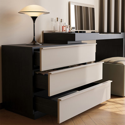 Coiffeuse avec miroir lumineux, 3 tiroirs