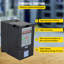 220V 3KW variateur de fréquence VFD