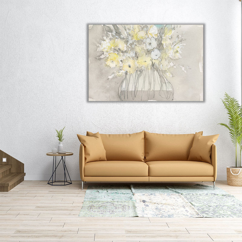 «Vintage Blossoms II», reproduction d'art sur toile, H 20 po x l 30 po