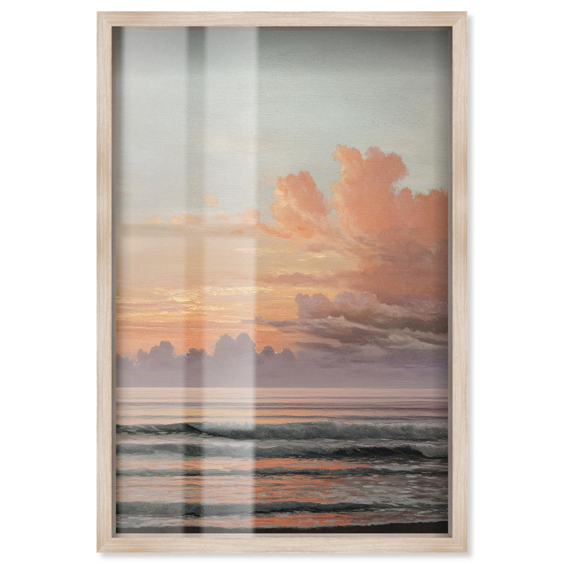 Décoration murale de cuisine Sunken Glow I Shadowbox Print par Art Remedy, cadre blond, 37 x 55, H 55 po x l 37 po