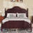 Caldera Vintage Wooden Platform Bed With Tall Headboard And Slats Support-120358601-120358599