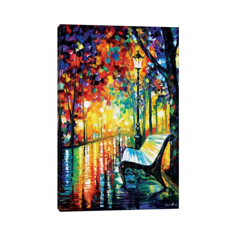 She Left... by Leonid Afremov - Painting on Canvas, Wrapped Canvas, 66.04 cm H x 45.72 cm W x 1.91 cm D
