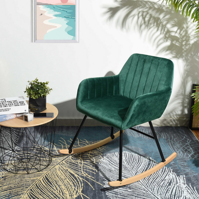 Abeyta Rocking Chair, Green