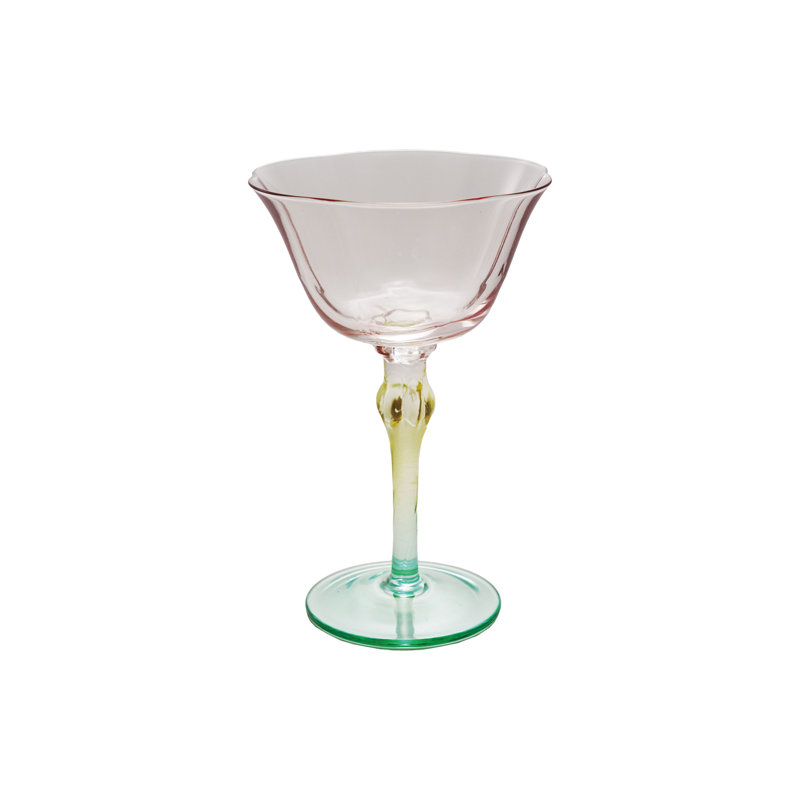 Verre à vin soufflé à la main