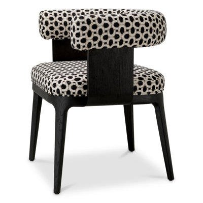 Dining Chair Dubois Black Oak Veneer Sunbeam Black