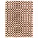 Noor Chequered Burnt Orange/Cream Rug