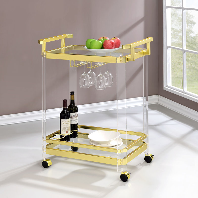 Cartie Bar Cart, Gold
