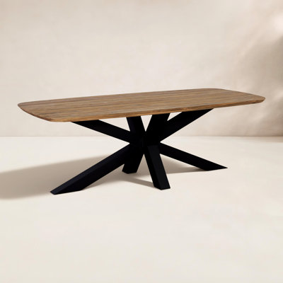Kimmell 87" Teak Patio Dining Table