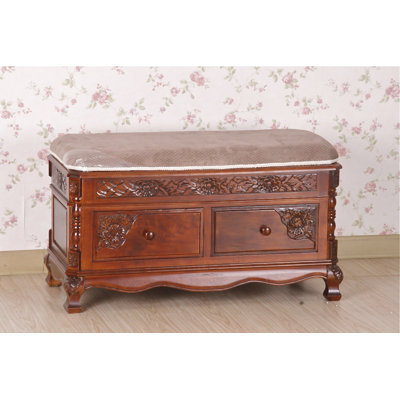 Banc de rangement en tissu Aimiee Windsor