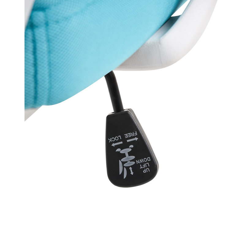 Polyester Office Chair, Blue