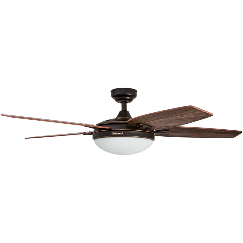 Carmel 48" Bowl Ceiling Fan Light Kit with Remote, Bronze
