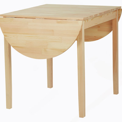 Table de cuisine en bois massif de 55 po, tables à abattants pour petits espaces