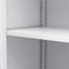 Garde-manger 34,6 po en métal avec tablettes réglables