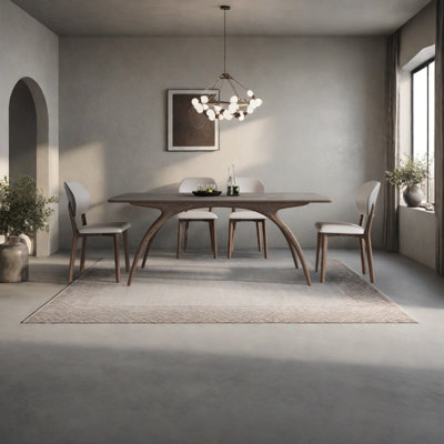 High-end Light Luxury Rock Slab Dining Table