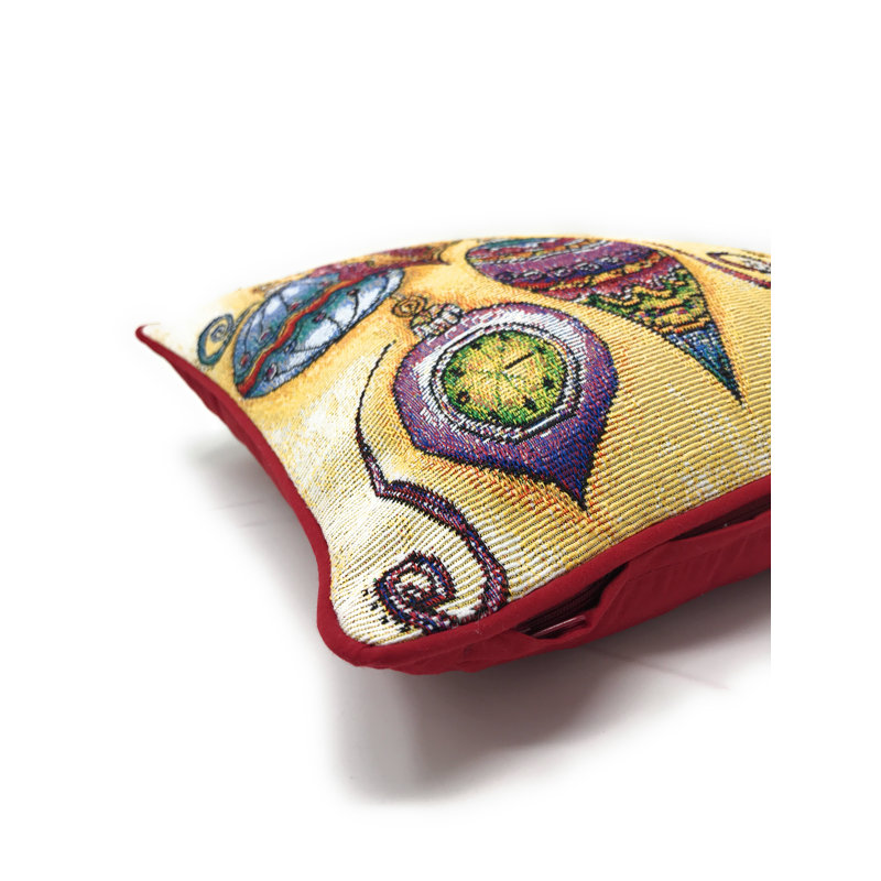  Elegant Ornaments Throw Pillow