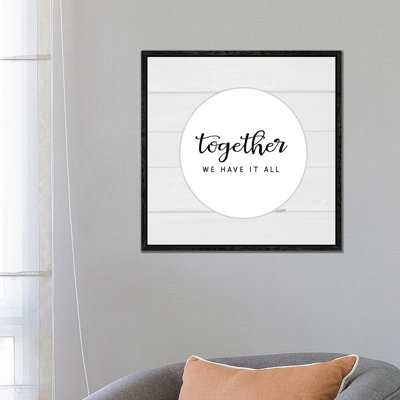 Together We Have It All by Karen Tribett - Print on Canvas