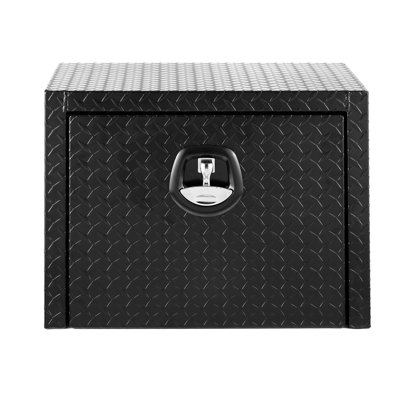 Heavy Duty 24 Inch Aluminum Tool Storage Box For Trucks With Air-Tight Seal, And Secure Ultra-Low Profile