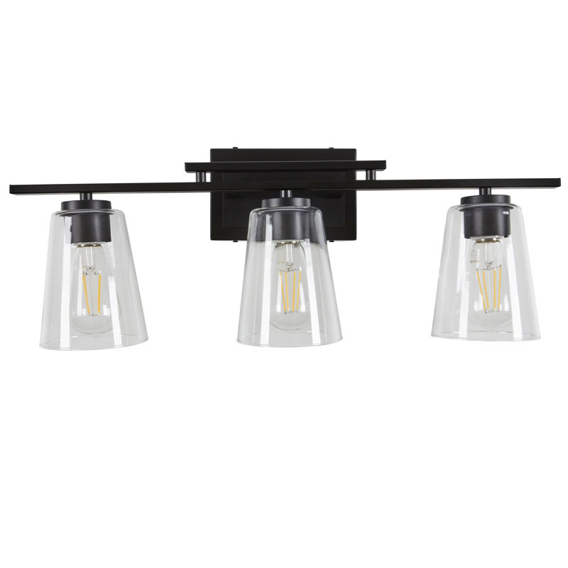 Baehr 3 - Light Dimmable Vanity Light, Black