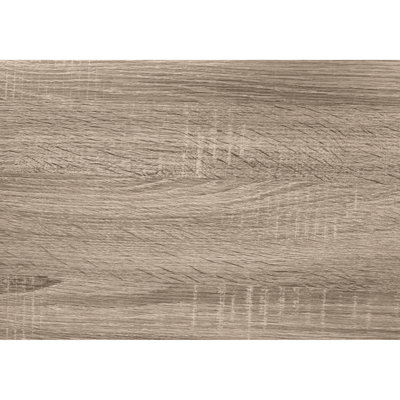 Table d'appoint carrée taupe foncé à 3 pieds torsadés - Design moderne, 2 étagères de rangement, élément de décoration intérieur central, support pour 3 plantes, style contemporain, à placer