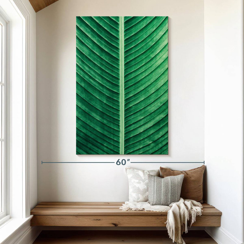 Harnek Green Leaf Lines, H 51 po x l 34 po