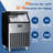 200 Lb. Daily Commercial ice maker 55lbs Storage Bin，Automatic cleaning function