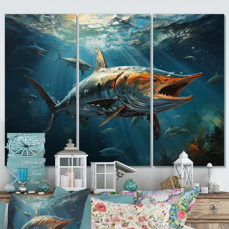Ensemble de décorations murales en pêche