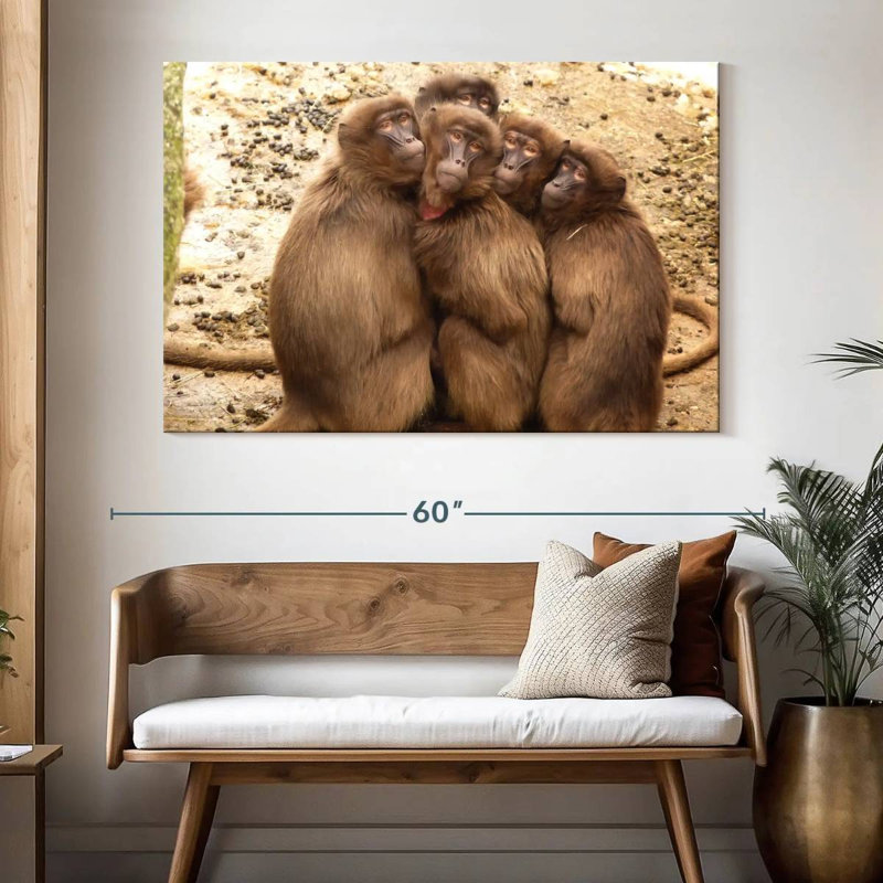Brampt Monkey Troop, 34" H x 51" W