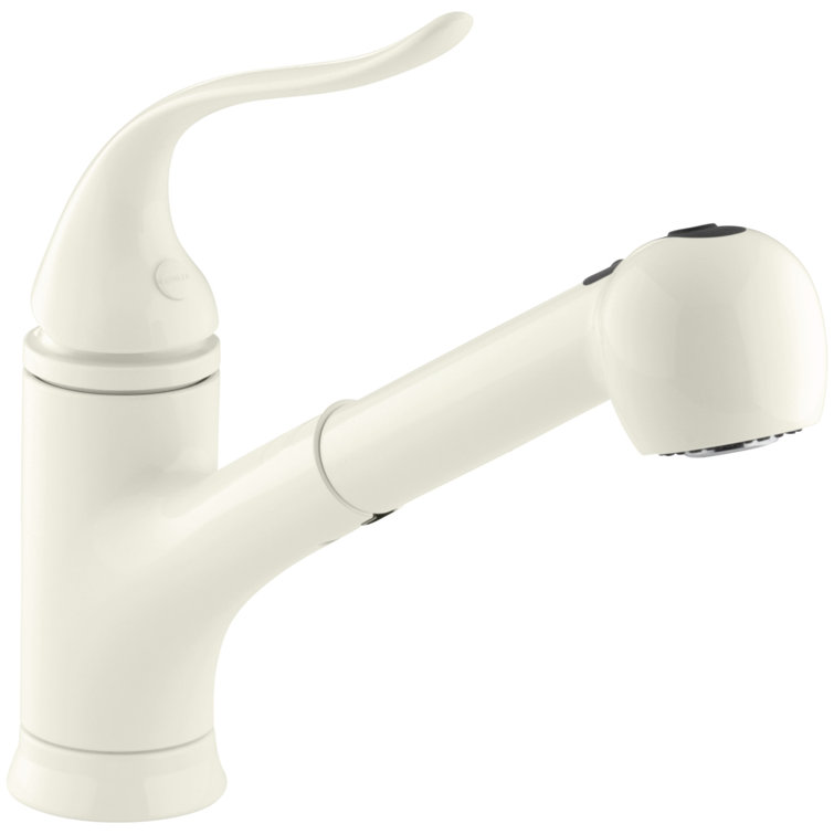 Coralais Pullout Single Handle Kitchen Faucet with MasterClean™